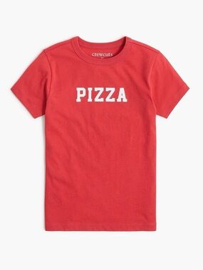 J. Crew Crewcuts Pizza Tee Medium 8-9